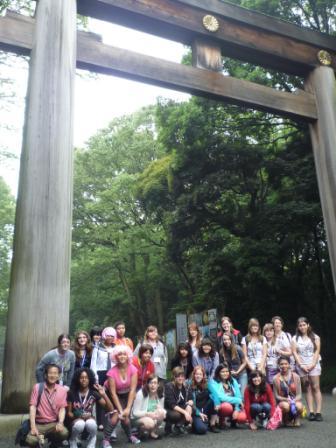 At Meiji Shrine in Tokyo