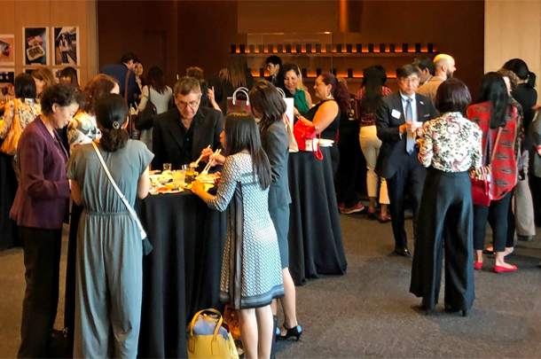 Monday reception for local companies and businesses